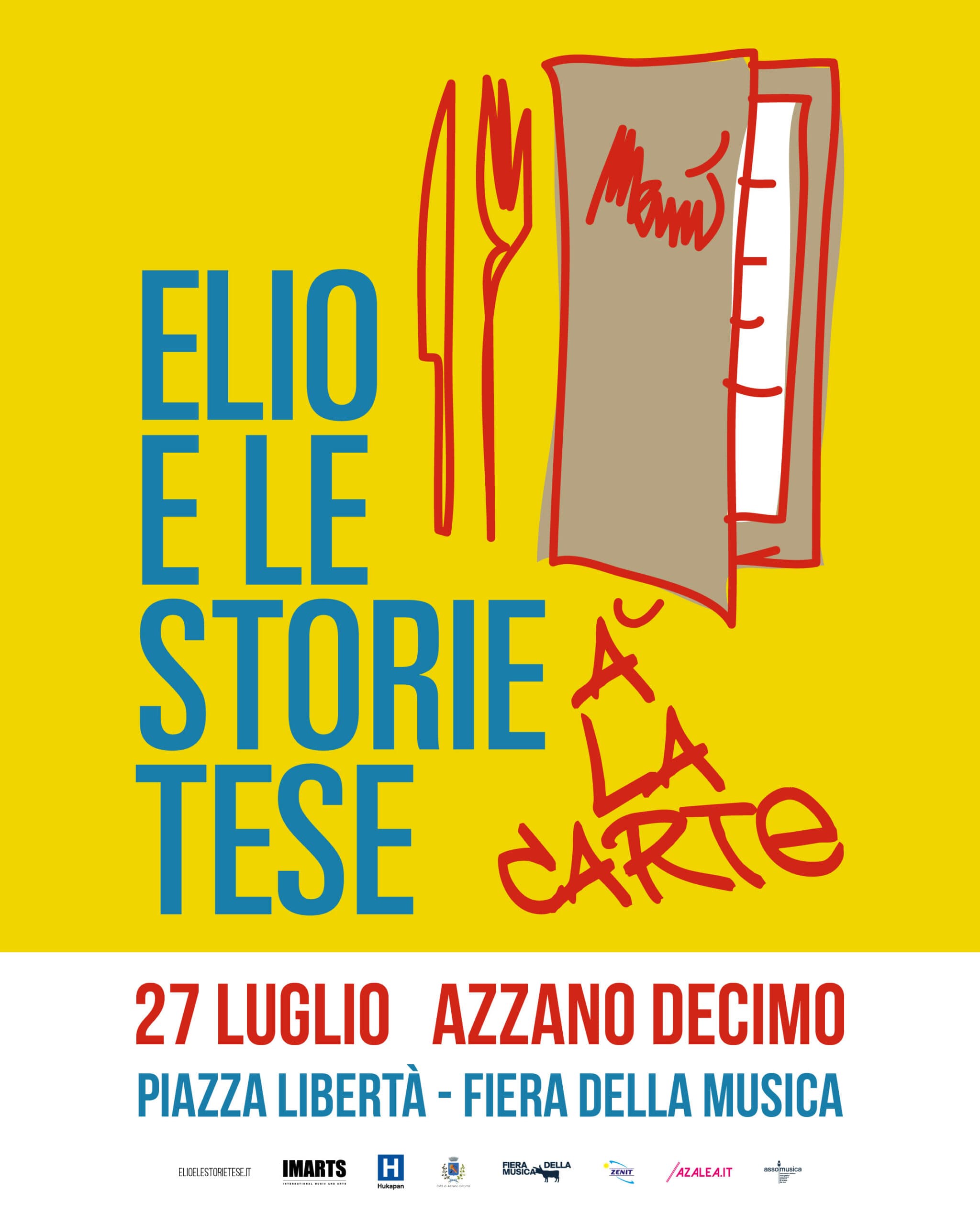 Elio e le Storie Tese in concerto ad Azzano Decimo: 27 luglio 2026