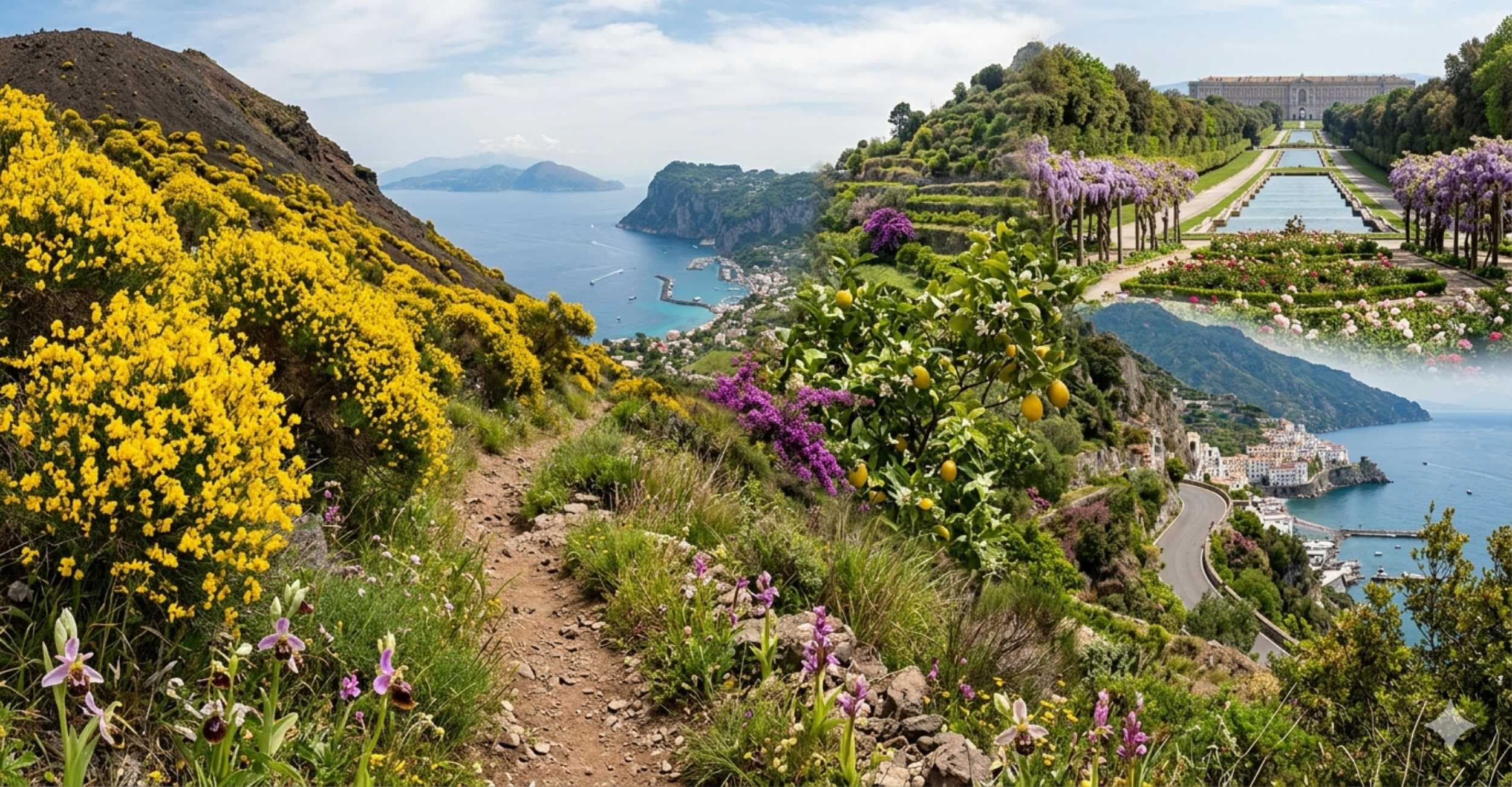 Fioriture primaverili in Campania 2026: dove ammirare i fiori e fare