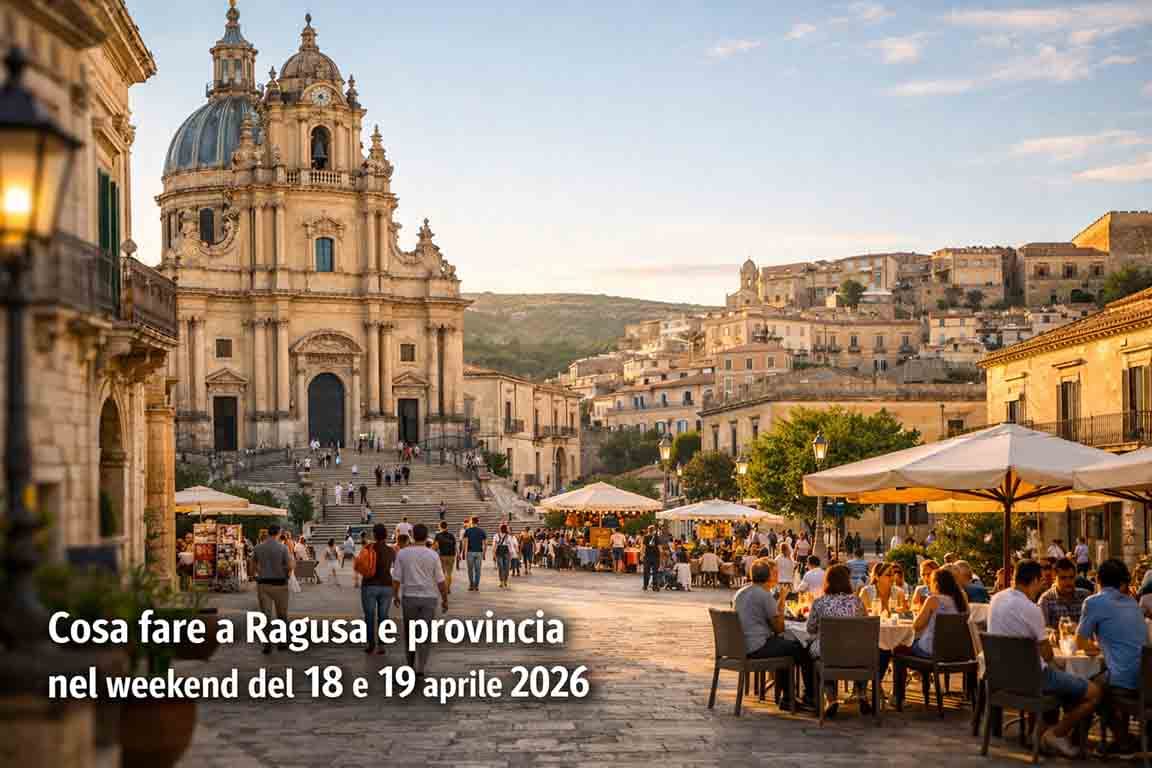 Weekend a Ragusa (18-19 aprile 2026): attività family-friendly e